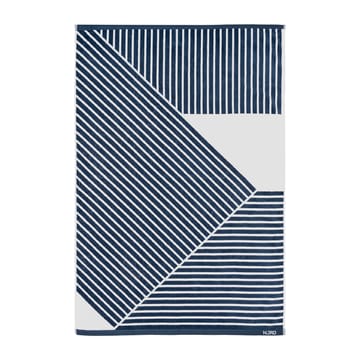 Asciugamano Stripes, 100x150 cm - Blu - NJRD