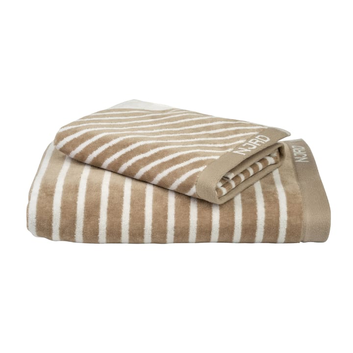 Asciugamano Stripes 50x70 cm - Beige - NJRD