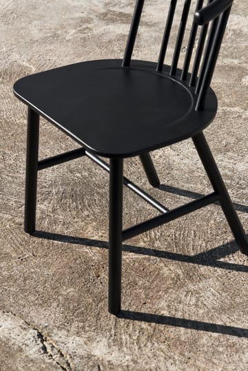 Sedia da pranzo VIOR - Rovere laccato nero - NJRD