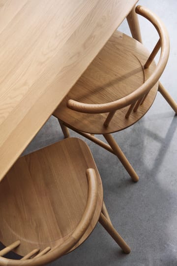 Sedia da pranzo VIOR - Rovere rivestito - NJRD