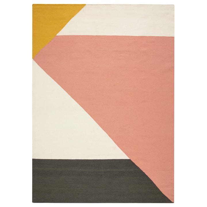 Tappeto Kelim Stripes blocks rosa - 200x300 cm - NJRD