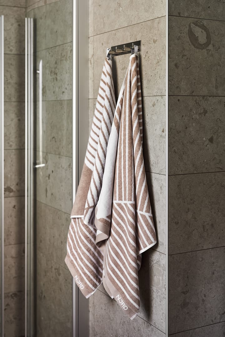 Telo da bagno Stripes 70x140 cm, Beige NJRD