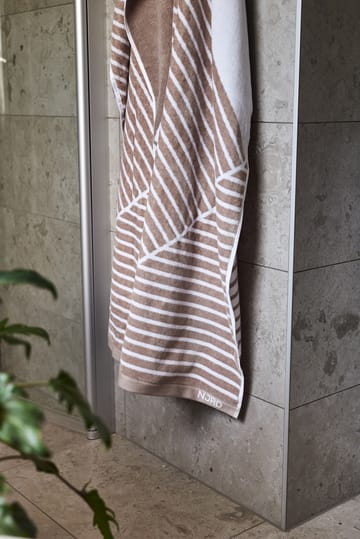 Telo da bagno Stripes 70x140 cm - Beige - NJRD