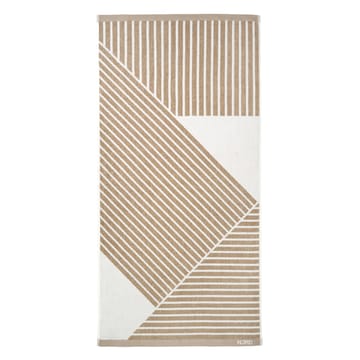 Telo da bagno Stripes 70x140 cm - Beige - NJRD