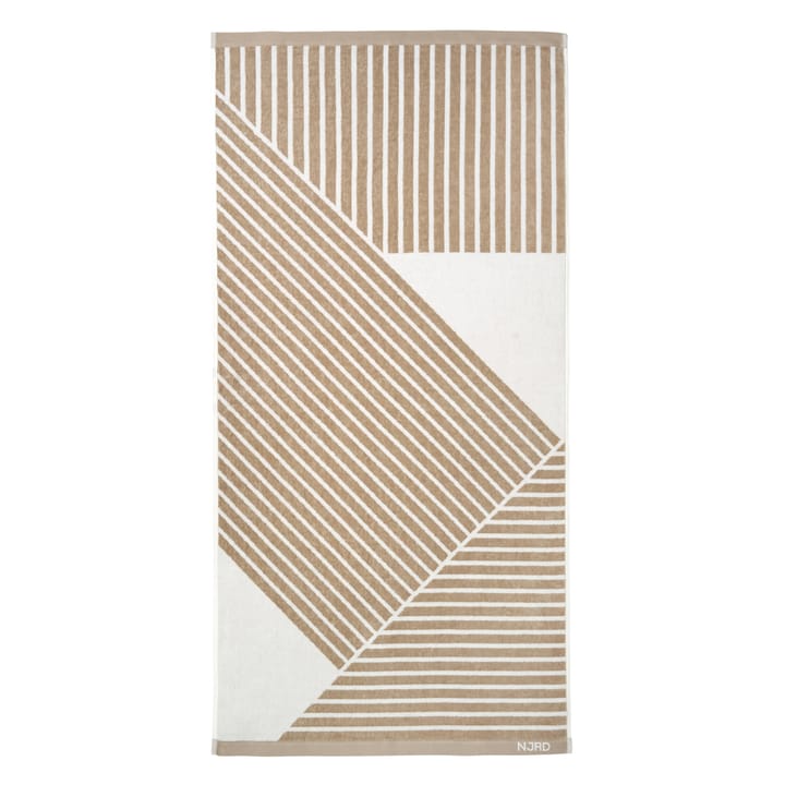 Telo da bagno Stripes 70x140 cm, Beige NJRD