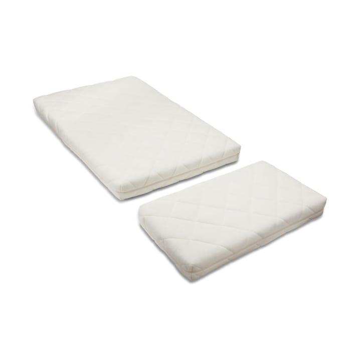 Materasso sagomato per letto baby e junior 2 parti - Bianco - Nofred