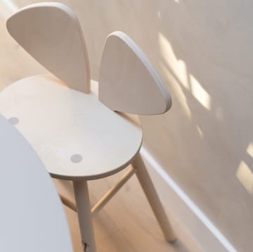 Sedia Mouse Chair Junior - Bianco pigmentato - Nofred