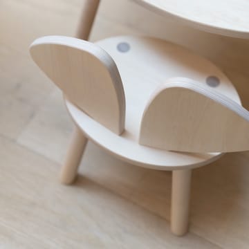 Sedia per bambini Mouse Chair - Bianco pigmentato - Nofred
