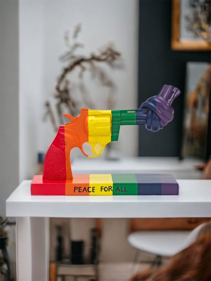 Decorazione Peace for All 19 cm - Multi - Non Violence