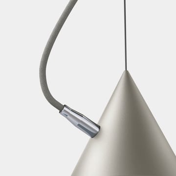 Lampada a sospensione Castor 20 cm - Grigio-grigio chiaro-argento - Noon