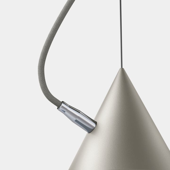 Lampada a sospensione Castor 20 cm, Grigio-grigio chiaro-argento Noon