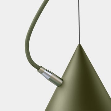 Lampada a sospensione Castor 20 cm - Verde militare-verde-ottone - Noon