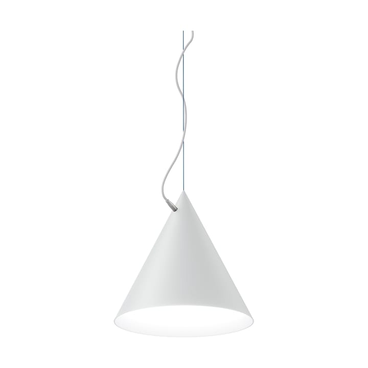 Lampada a sospensione Castor 40 cm - Bianco-bianco-argento - Noon