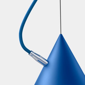 Lampada a sospensione Castor 40 cm - Blu-blu-argento - Noon