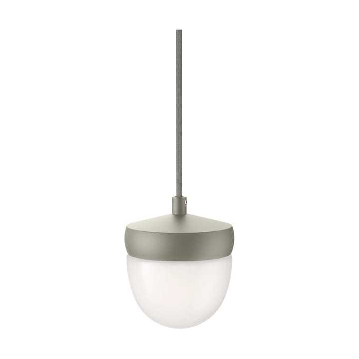 Lampada a sospensione Pan in vetro smerigliato 10 cm - Grigio-grigio chiaro - Noon