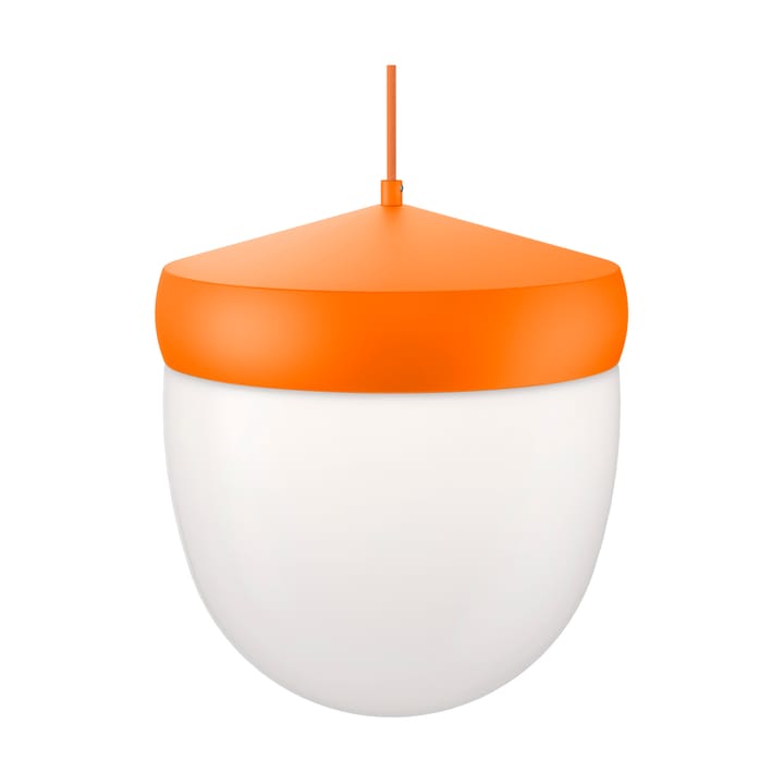Lampada a sospensione Pan in vetro smerigliato 30 cm - Arancione-arancione - Noon