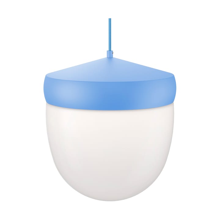 Lampada a sospensione Pan in vetro smerigliato 30 cm - Azzurro pastello-azzurro - Noon