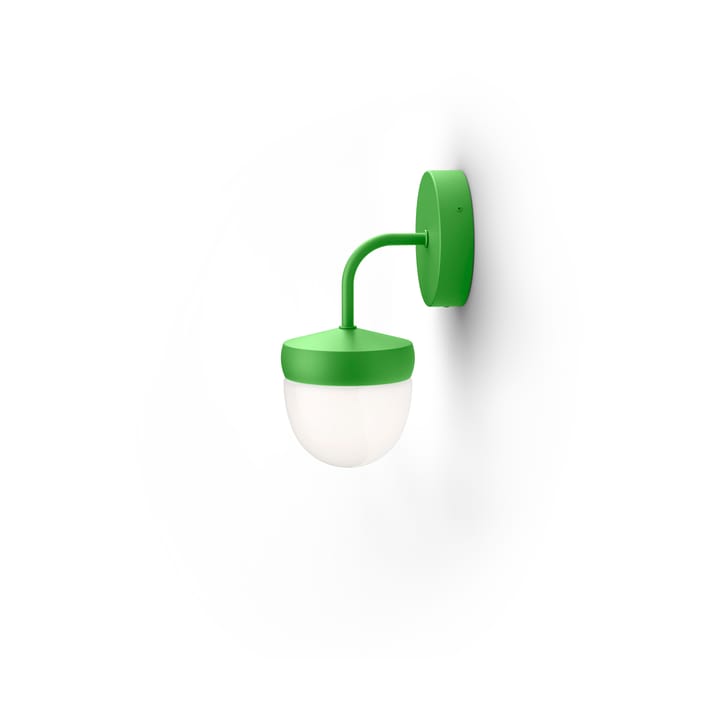 Lampada da parete Pan in vetro smerigliato 10 cm - Verde chiaro - Noon