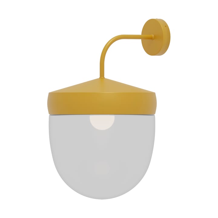 Lampada da parete Pan in vetro trasparente 30 cm - Giallo dorato - Noon