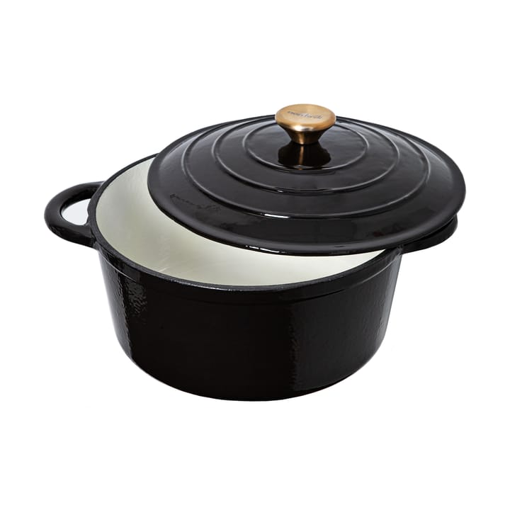 Casseruola smaltata 5 L - Nero - Nordwik