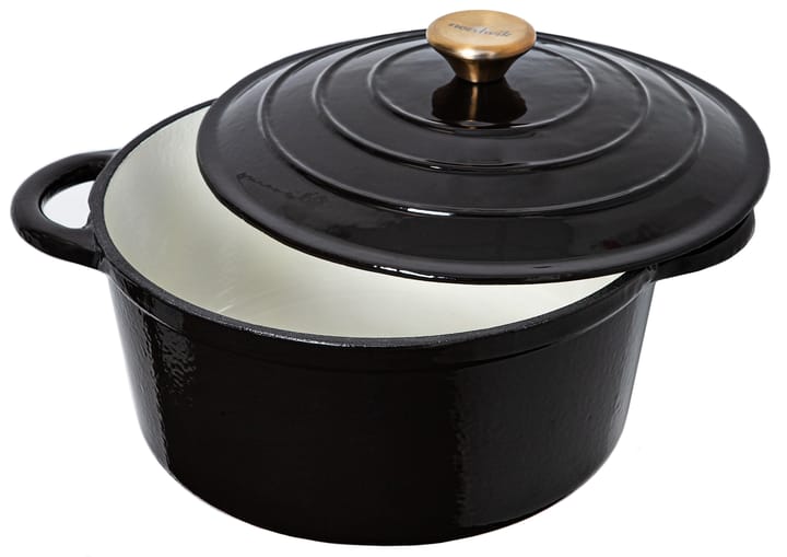 Casseruola smaltata 5 L - Nero - Nordwik