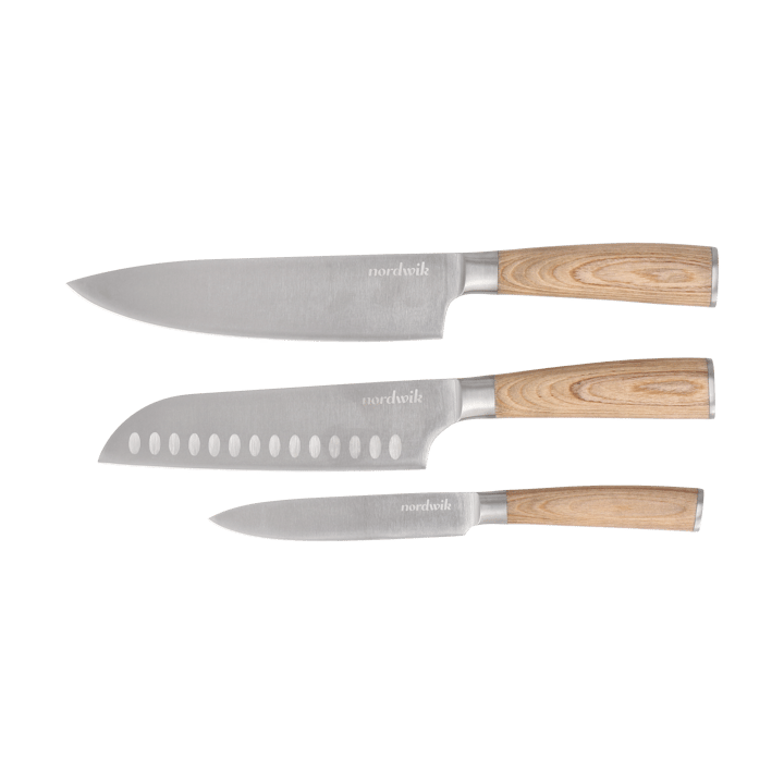 Set di Coltelli Nordwik 3 pezzi, Legno impiallacciato Nordwik