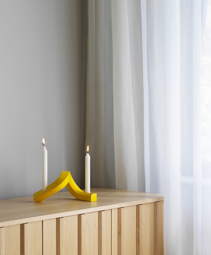 Candelabro Crooked 2 - Giallo - Normann Copenhagen