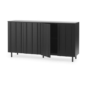 Credenza Rib 45x159 cm - Soft black - Normann Copenhagen