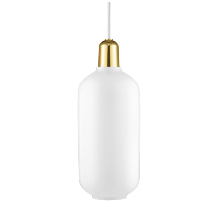 Lampada Amp grande - bianco - ottone - Normann Copenhagen