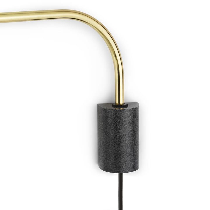 Lampada da parete Grant - Brass, acciaio-piccolo, granito - Normann Copenhagen