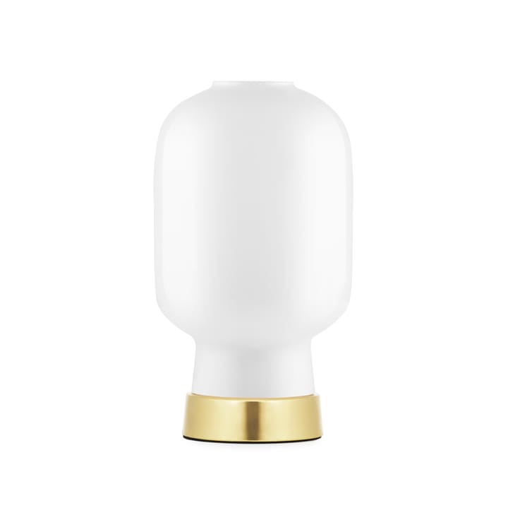 Lampada da tavolo Amp - bianco - ottone - Normann Copenhagen