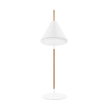 Lampada da terra Hello - Bianco, gambe in faggio - Normann Copenhagen