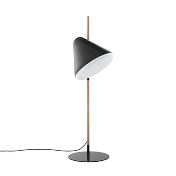 Lampada da terra Hello - Grigio, gambe in faggio - Normann Copenhagen