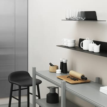 Mensola Jet - nera, alluminio, 80 cm - Normann Copenhagen