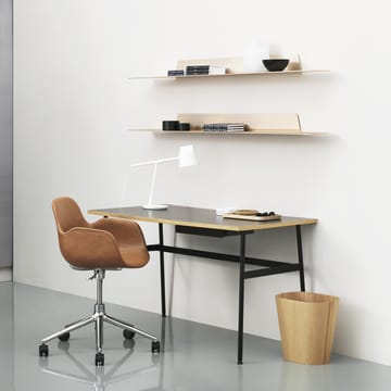 Mensola Jet - nera, alluminio, 80 cm - Normann Copenhagen