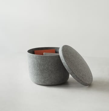 Poggiapiedi Hide Storage piccolo - Grigio - Normann Copenhagen