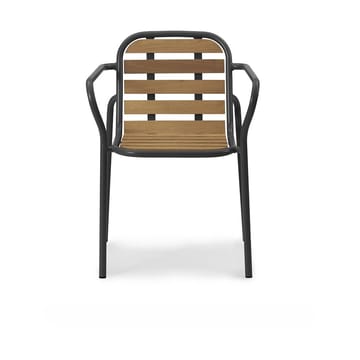 Poltrona con braccioli Vig Robinia - Nero - Normann Copenhagen