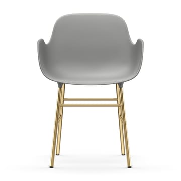 Poltrona con gambe in bronzo Form  - Grigio - Normann Copenhagen