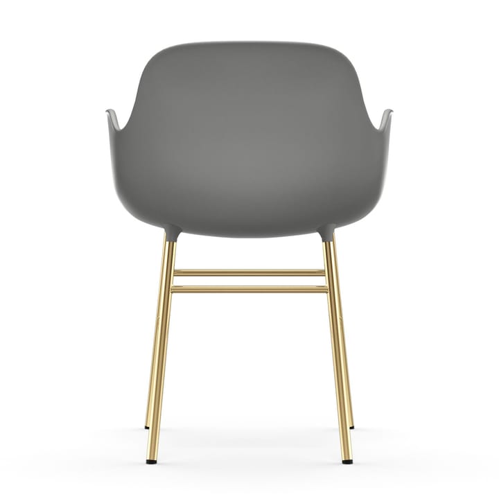 Poltrona con gambe in bronzo Form  - Grigio - Normann Copenhagen