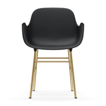 Poltrona con gambe in bronzo Form  - Nero - Normann Copenhagen