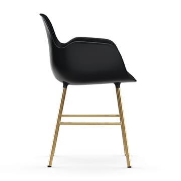 Poltrona con gambe in bronzo Form  - Nero - Normann Copenhagen