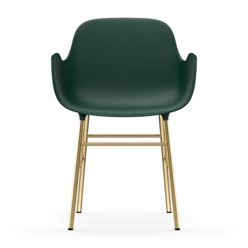 Poltrona con gambe in bronzo Form  - Verde - Normann Copenhagen