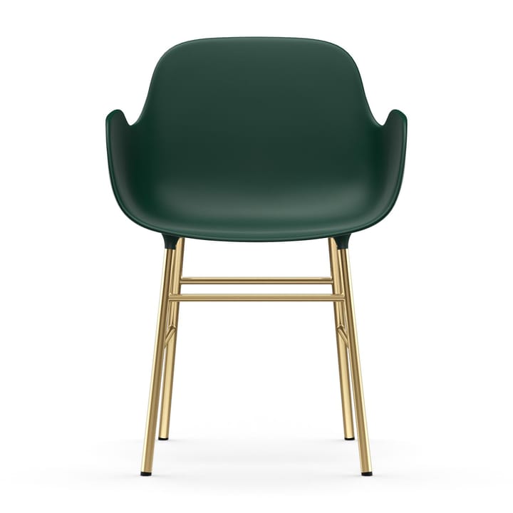 Poltrona con gambe in bronzo Form  - Verde - Normann Copenhagen