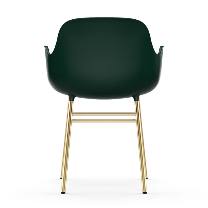 Poltrona con gambe in bronzo Form  - Verde - Normann Copenhagen