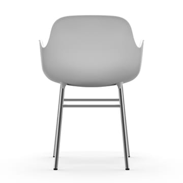 Poltrona Form con gambe cromate - Bianco - Normann Copenhagen