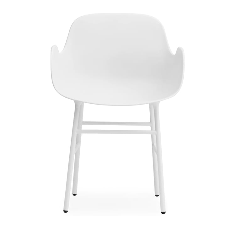 Poltrona Form con gambe in metallo - Bianco - Normann Copenhagen