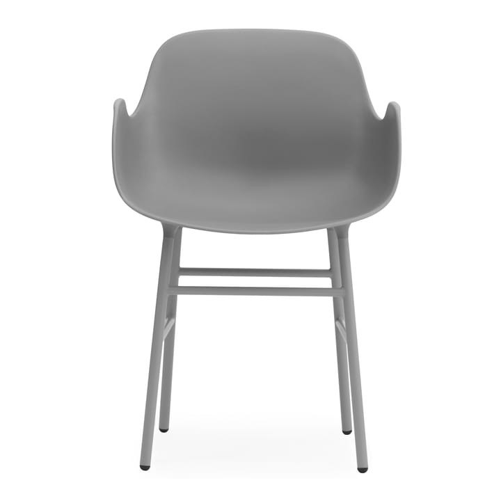 Poltrona Form con gambe in metallo - Grigio - Normann Copenhagen