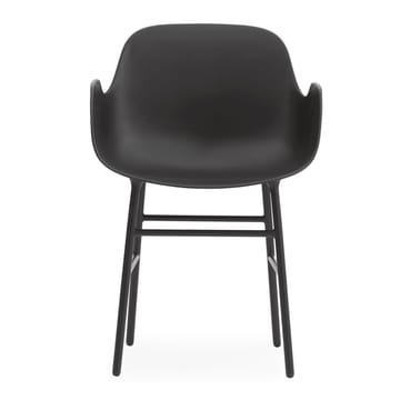 Poltrona Form con gambe in metallo - Nero - Normann Copenhagen