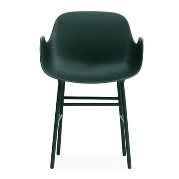 Poltrona Form con gambe in metallo - Verde - Normann Copenhagen