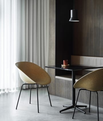 Poltrona Mat con braccioli - Hemp-black steel - Normann Copenhagen